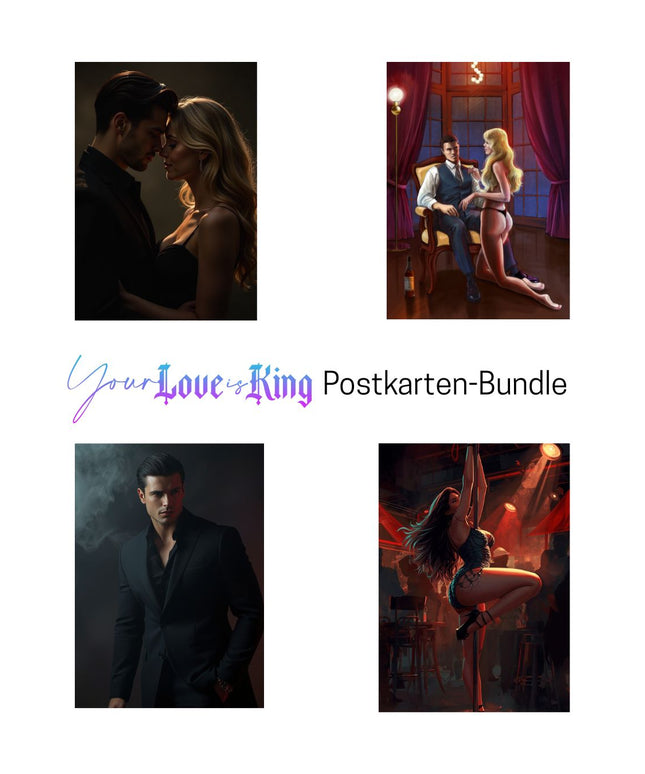 Postkarten-Set Your Love is King