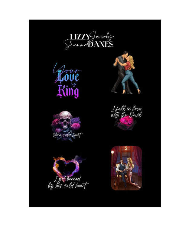 Stickerbogen "Your Love is King"