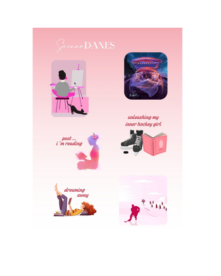 Stickerbogen "Fragile like a Butterfly"